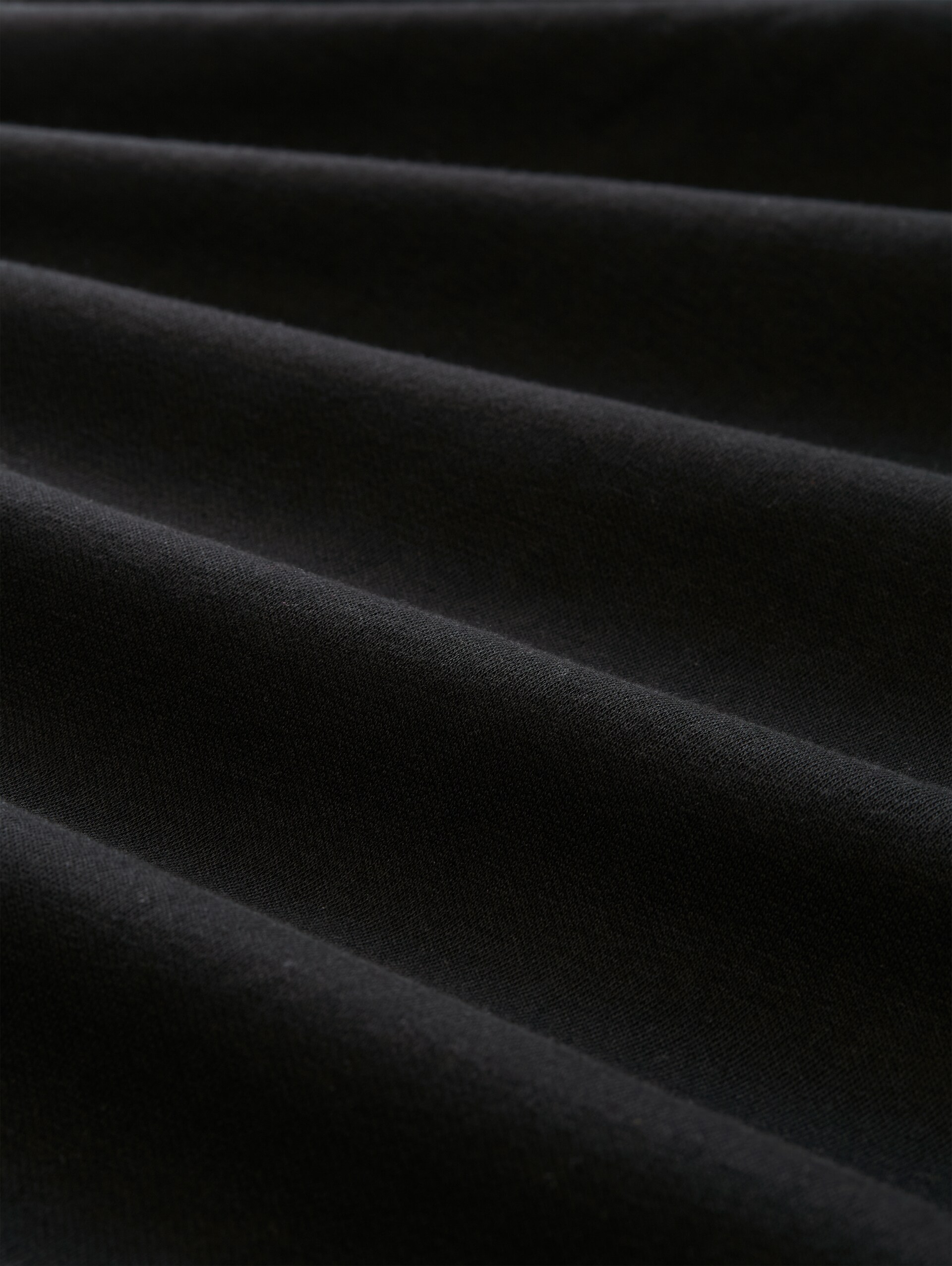 Sweat à capuche imprimé - Black - Vue de la matière