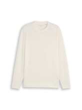 Ausgewählt, Langarmshirt im Used-Look von Tom Tailor, braun