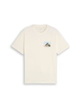 Nicht ausgewählt, T-Shirt mit Print von Tom Tailor, braun