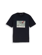 Nicht ausgewählt, T-Shirt mit Print von Tom Tailor, blau