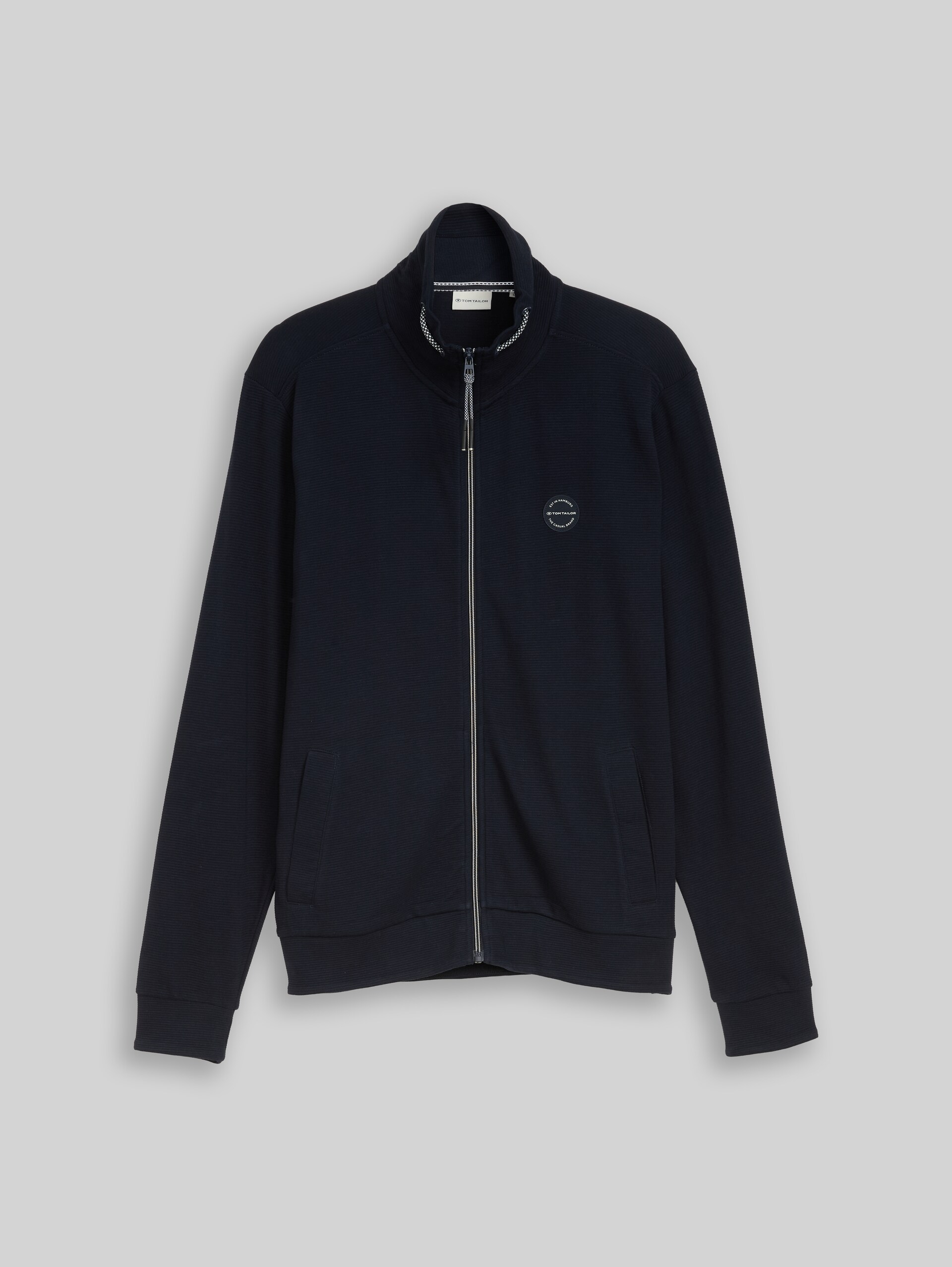 Sweatjacke aus Baumwolle - sky captain blue - Vorder-Produkt-Ansicht