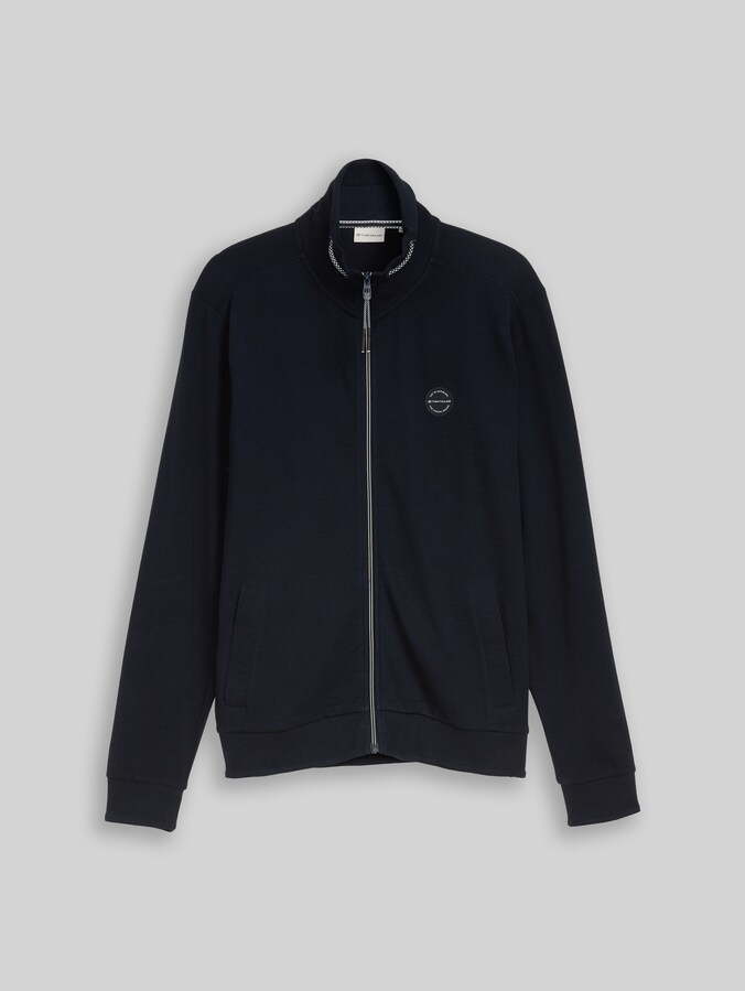 Sweatjacke aus Baumwolle von Men, sky captain blue