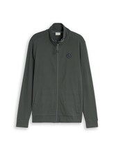 Nicht ausgewählt, Sweatjacke aus Baumwolle von Tom Tailor, grün
