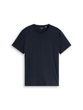 Geselecteerd, T-shirt in effen kleuren door Tom Tailor, blauw