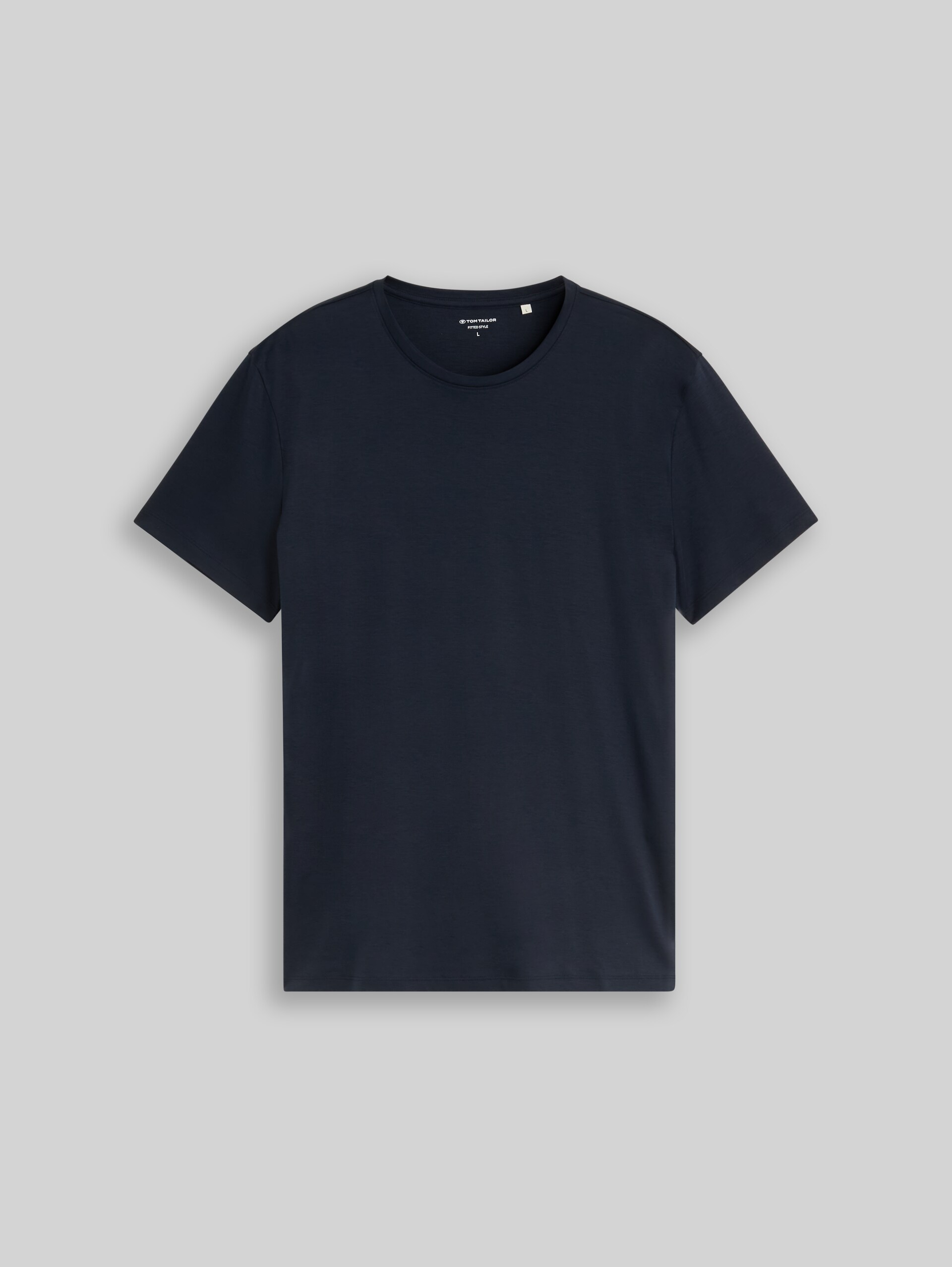 T-shirt in effen kleuren - sky captain blue - Product vooraanzicht