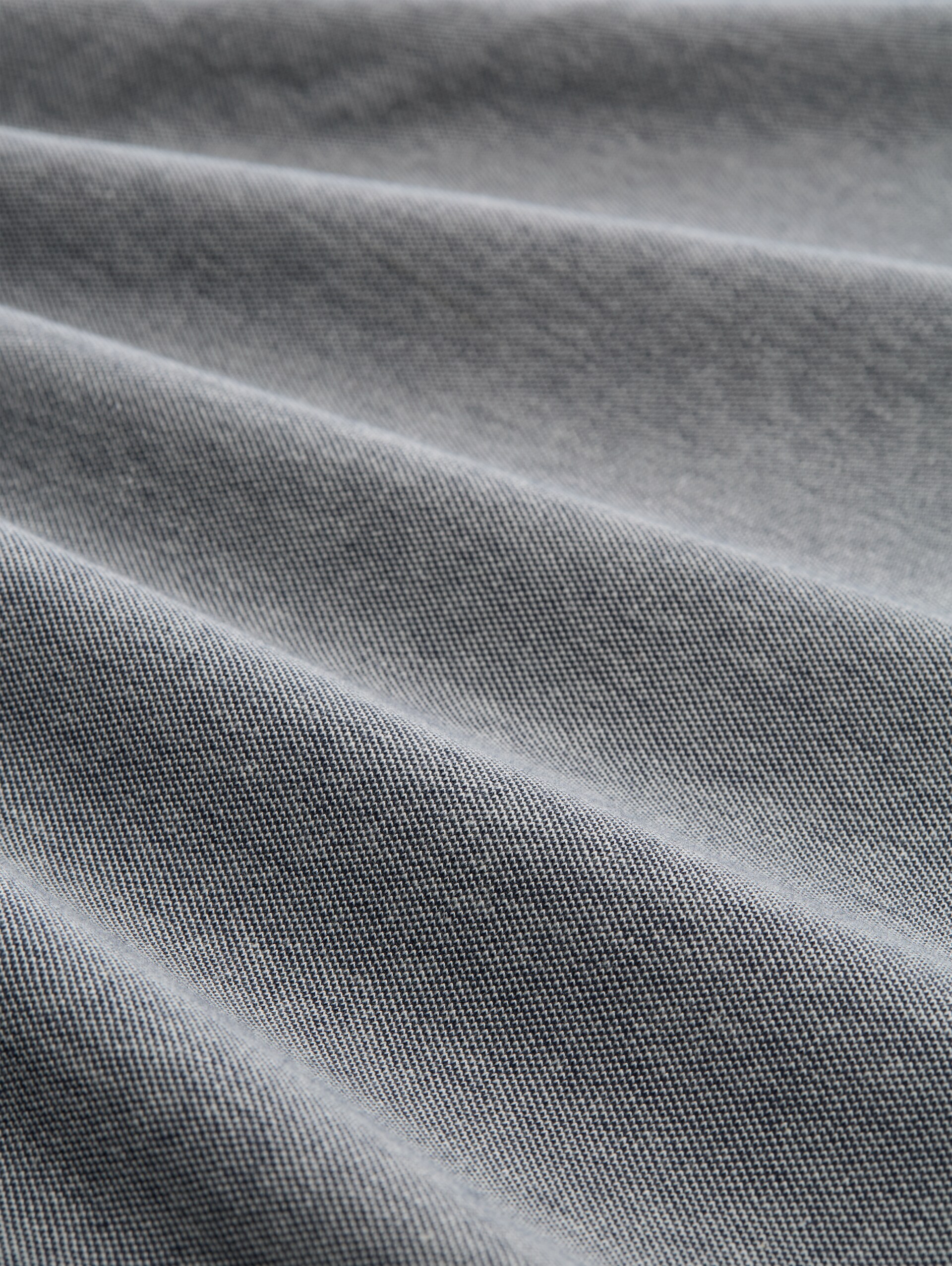 Piqué poloshirt met lange mouwen en logoprint - navy white two tone pique