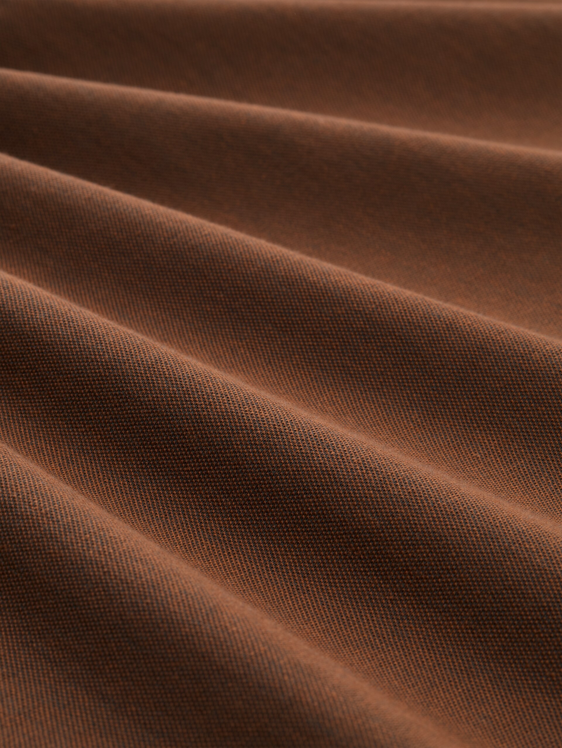 Piqué poloshirt met lange mouwen en logoprint - brown dark green two tone