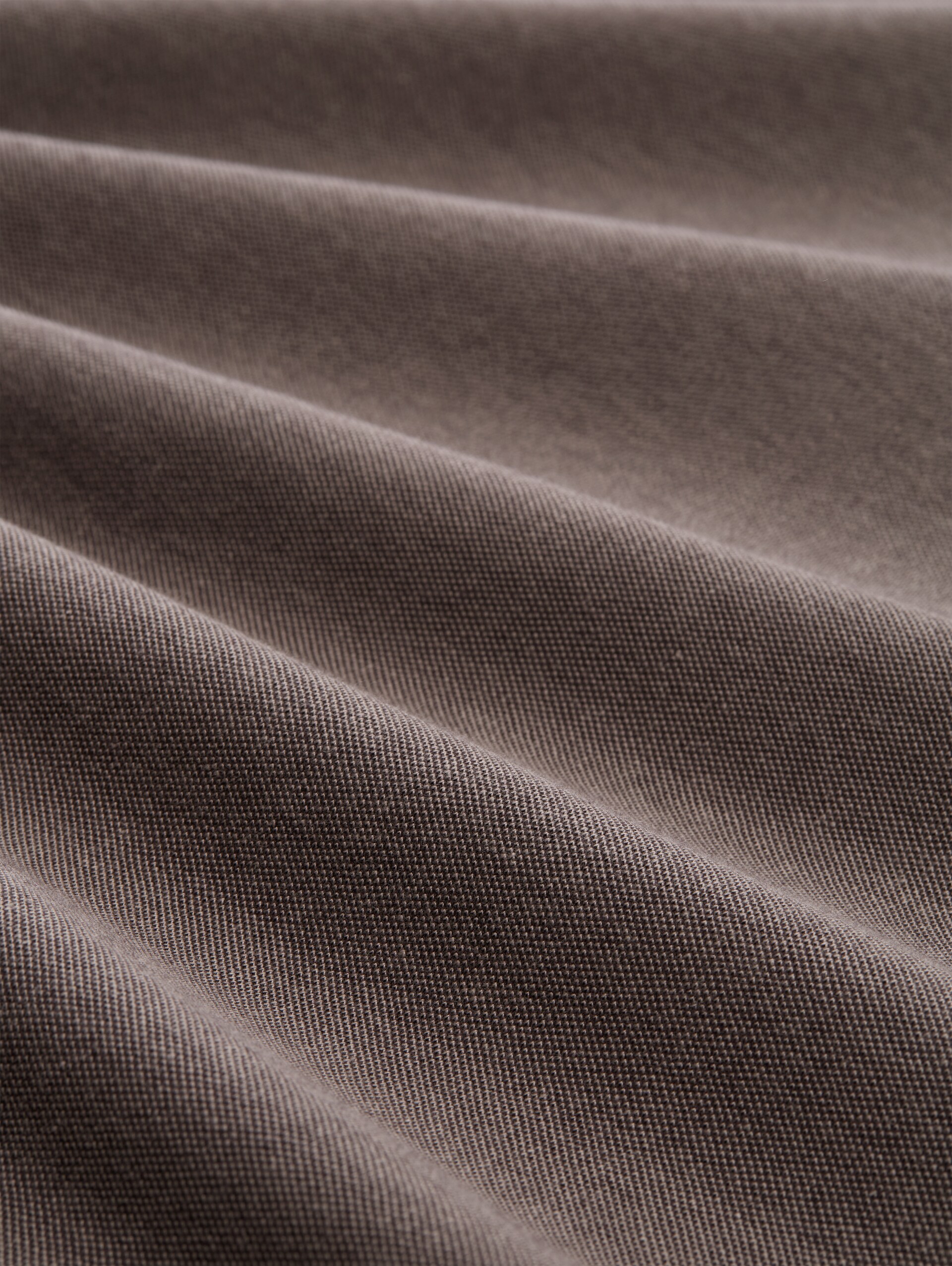 Piqué-poloshirt met lange mouwen en logo-print - chocolate brown taupe two tone