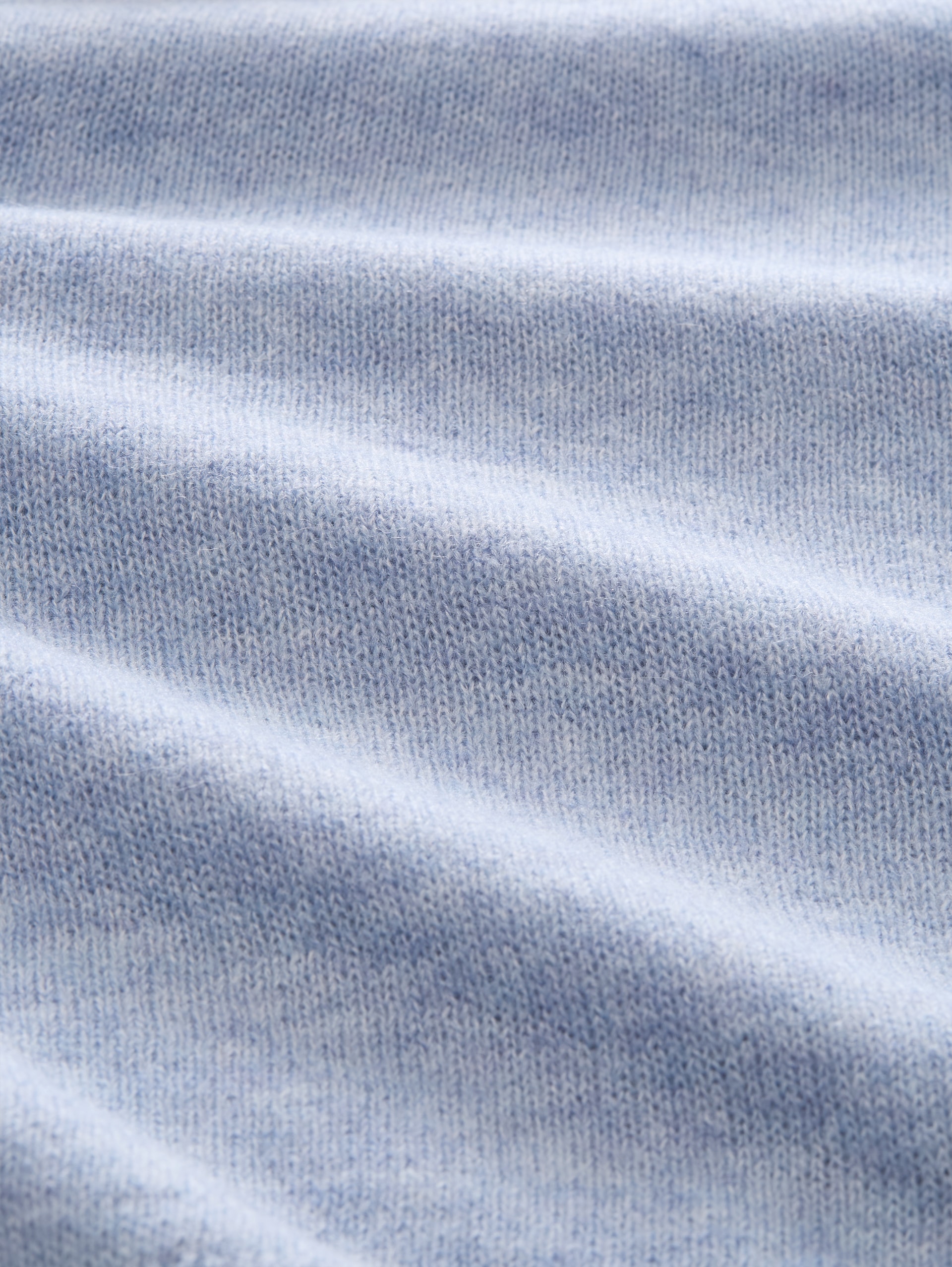 Lichtgewicht gebreide trui met alpaca-aandeel - foggy sky blue melange - Materiaalweergave