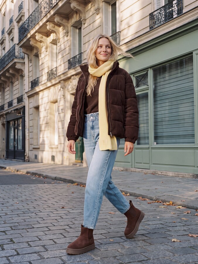 Lightweight Strickpullover mit Alpaka-Anteil von Denim Female, cool dark brown melange