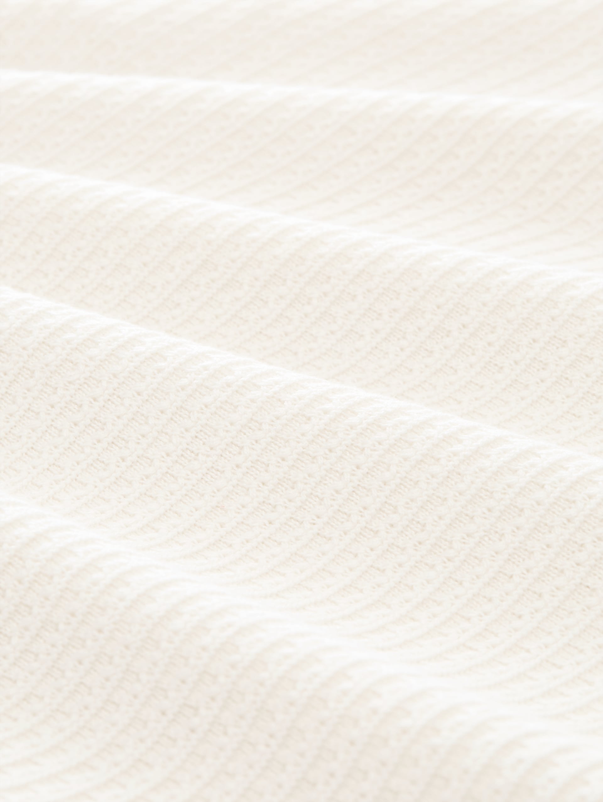 Relaxed Fit Strickpullover - off white - Material-Ansicht