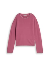 Ausgewählt, Relaxed Fit Strickpullover von Tom Tailor, rosa
