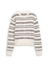 Nicht ausgewählt, Cardigan mit Rundhalsausschnitt von Tom Tailor, weiß