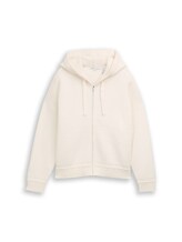 Sélectionné, Cardigan oversize à capuche par Tom Tailor, brunir