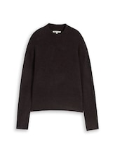 Ausgewählt, Cosy Strickpullover mit Stehkragen von Tom Tailor, lila