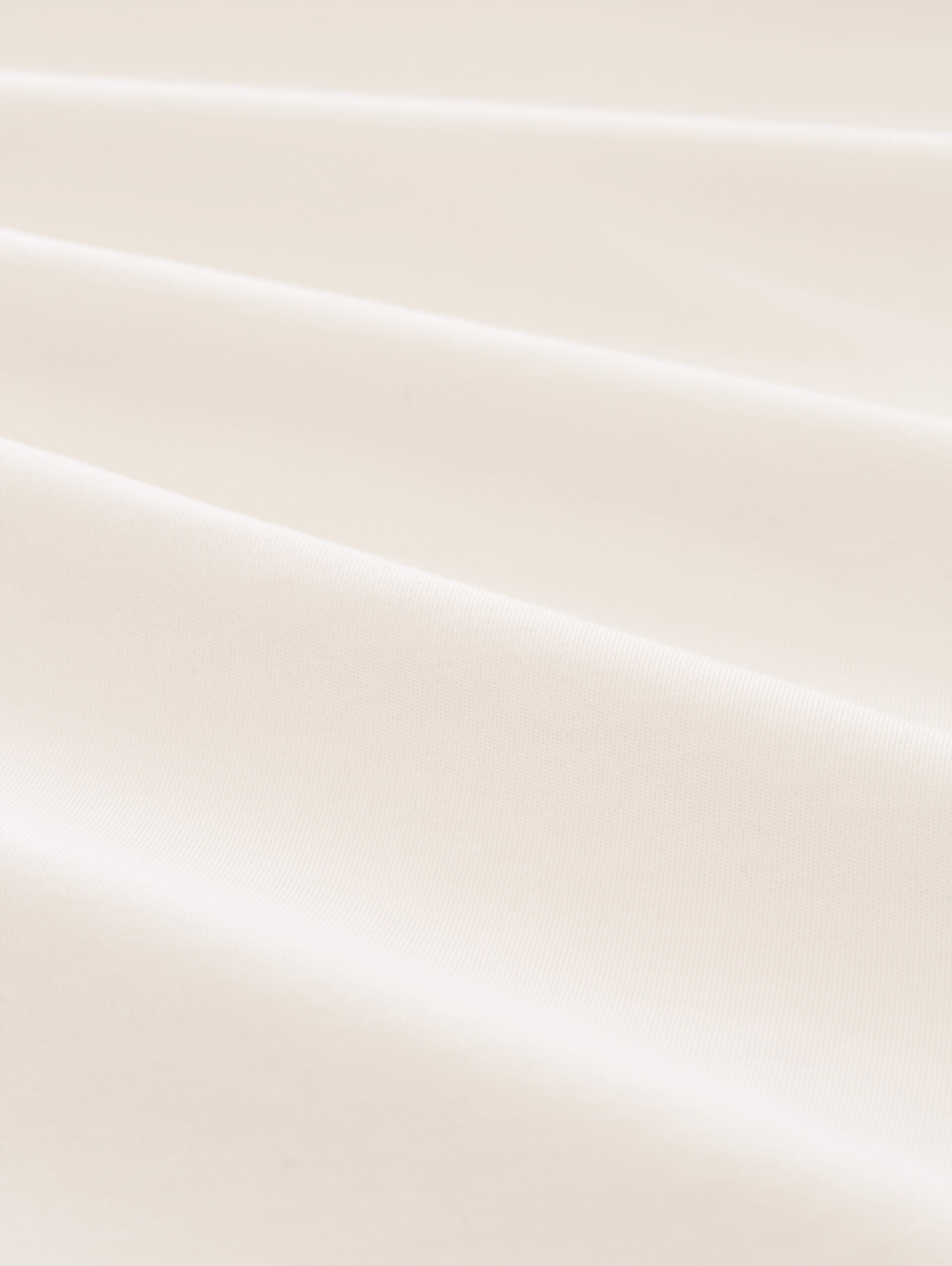 Trui met col en logoprint - Gardenia White - Materiaalweergave