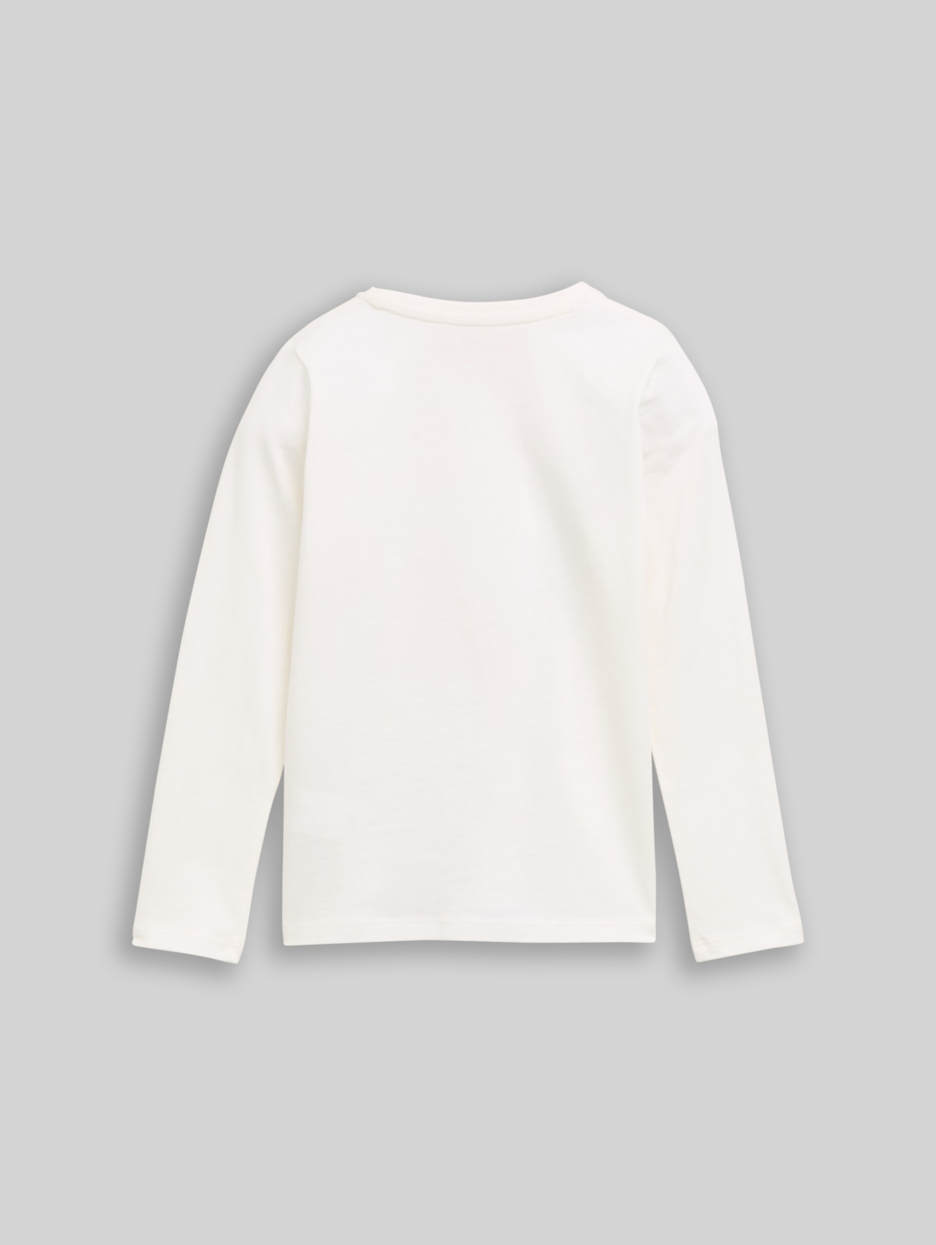 T-shirt met lange mouwen en fotoprint - Whisper White