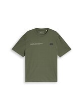 Geselecteerd, T-shirt met print in relaxed fit door Tom Tailor, groen