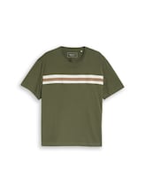 Ausgewählt, Relaxed Fit T-Shirt aus Baumwolle von Tom Tailor, grün