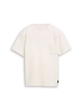 Ausgewählt, T-Shirt mit Brusttasche von Tom Tailor, braun