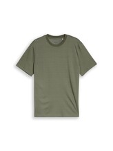 Ausgewählt, T-Shirt mit Streifenmuster von Tom Tailor, grün
