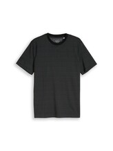 Nicht ausgewählt, T-Shirt mit Streifenmuster von Tom Tailor, schwarz