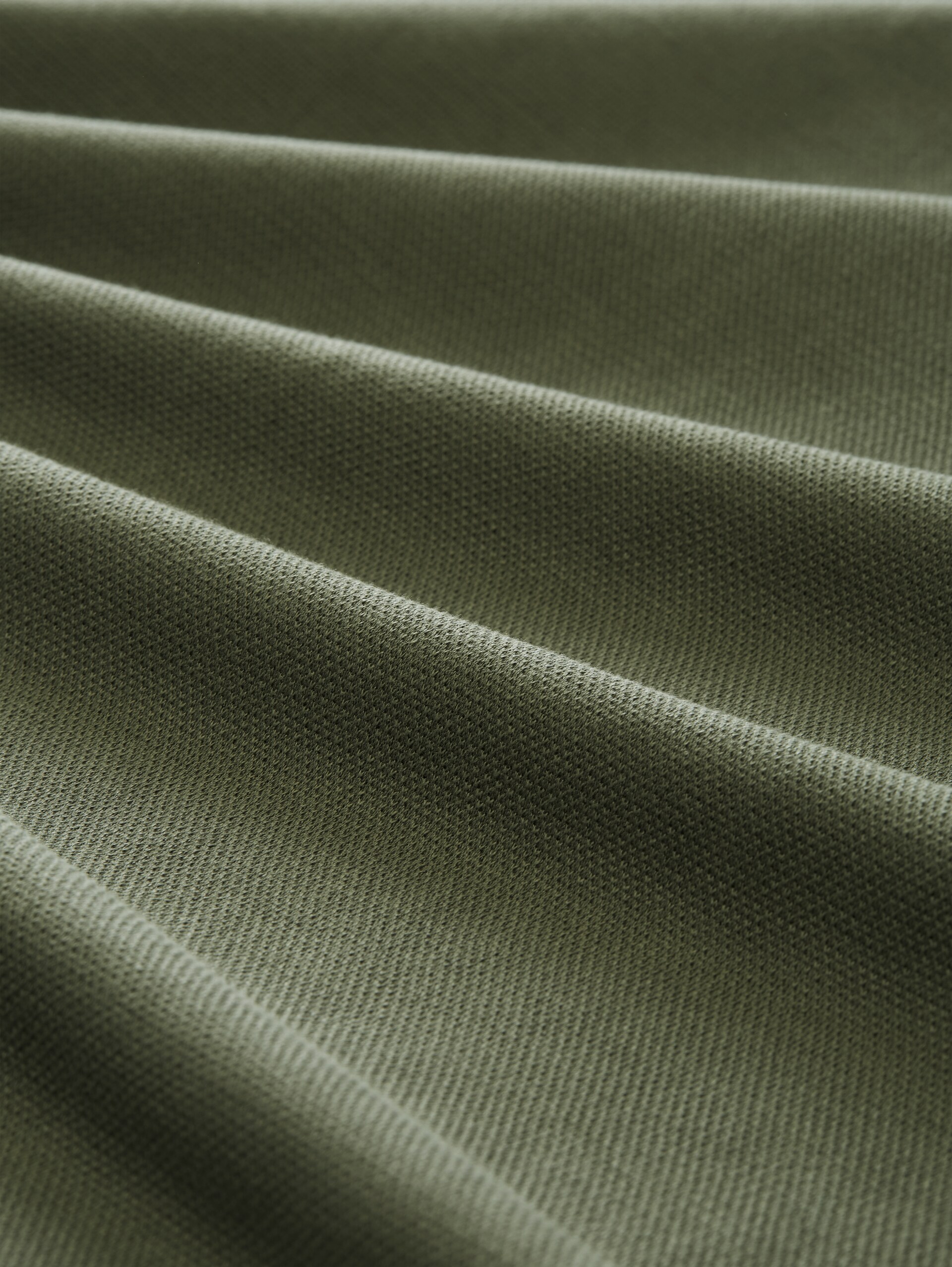 Sweatjacke aus Baumwolle - urban olive green - Material-Ansicht