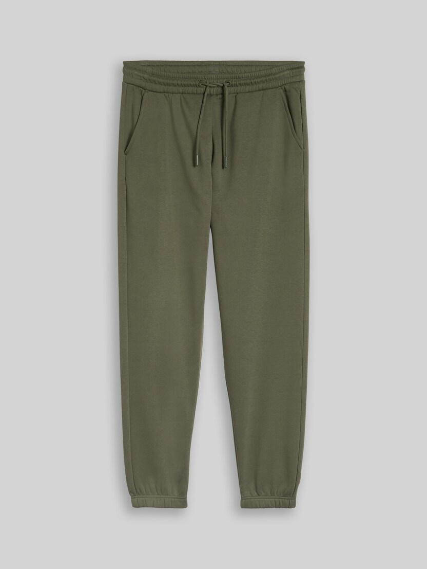 Basic jogging bottoms by Denim Male, urban olive green