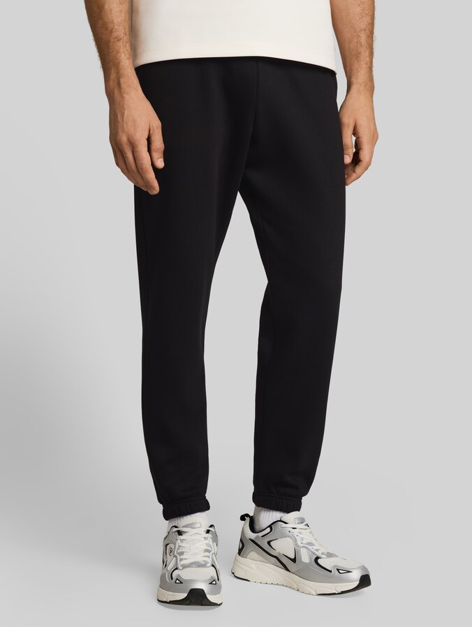 Pantalon de jogging basique par Denim Male, Black