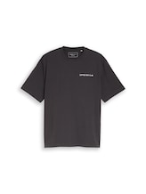 Nicht ausgewählt, Relaxed Fit T-Shirt mit Rückenprint von Tom Tailor, grau