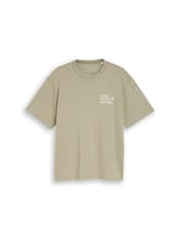Nicht ausgewählt, Relaxed Fit T-Shirt mit Schriftzug von Tom Tailor, grün