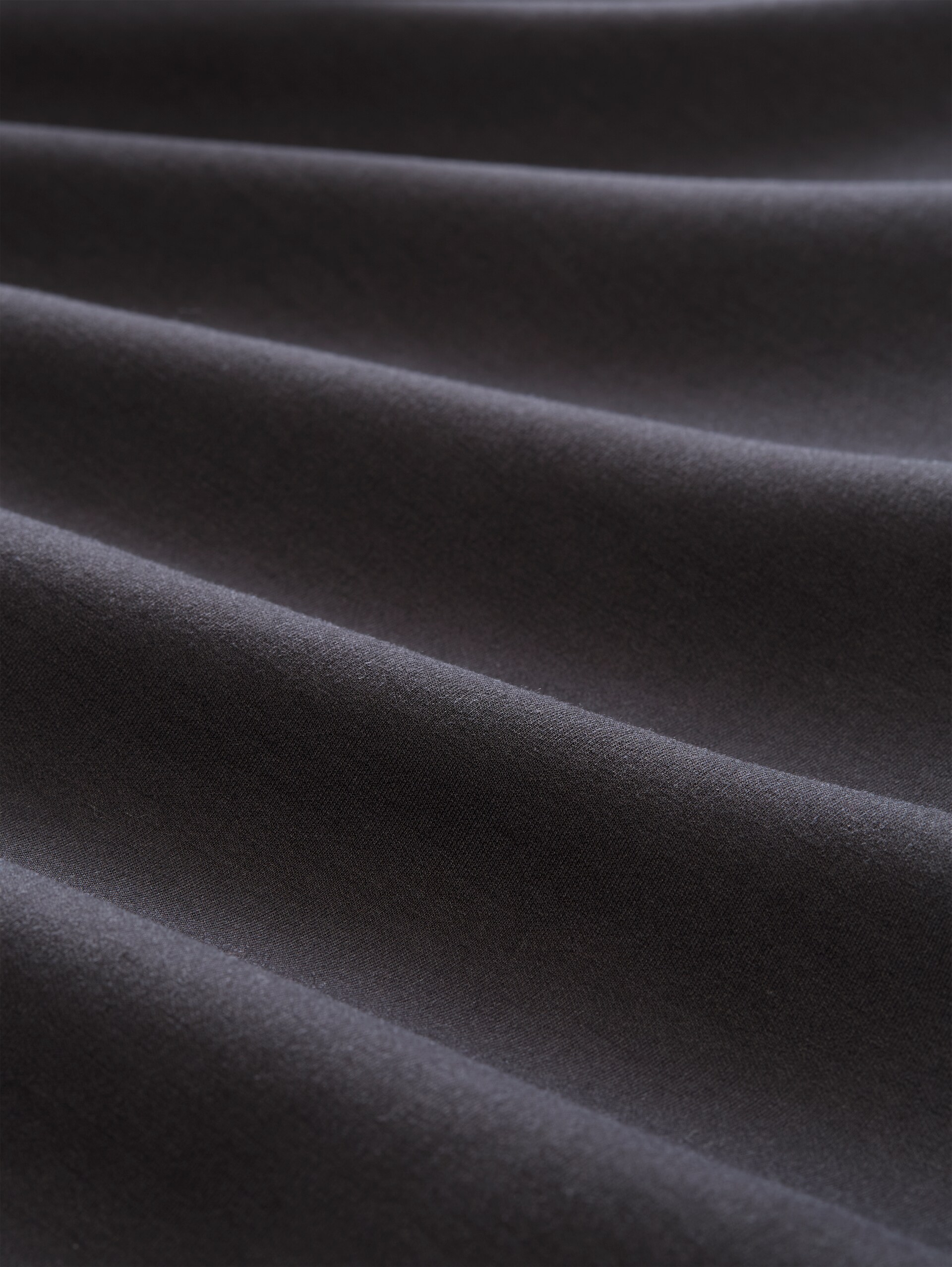 Veste à capuche en tissu scuba, coupe décontractée - coal grey - Vue de la matière