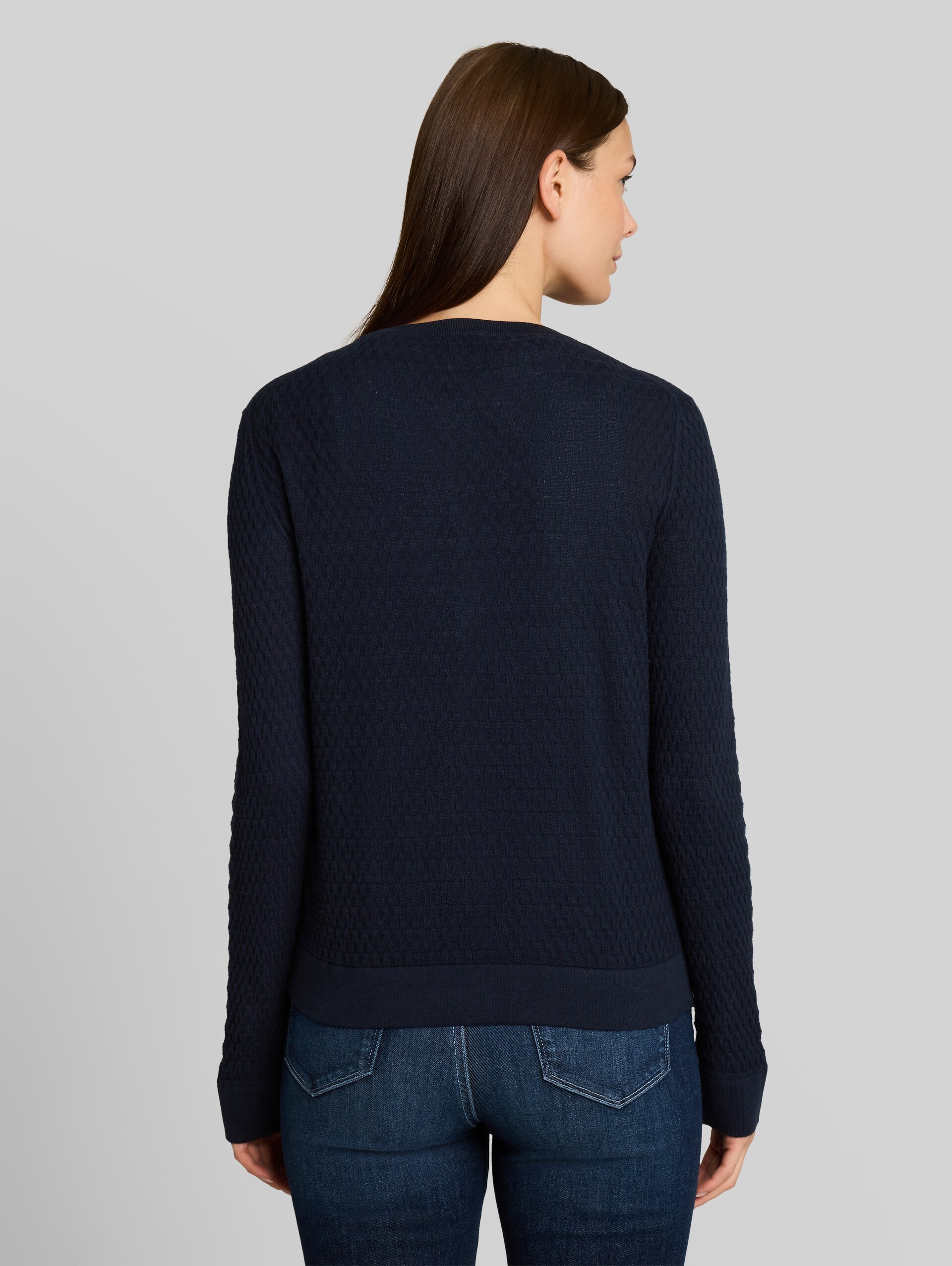 Cardigan aus Baumwolle - sky captain blue