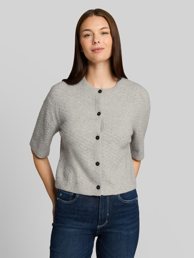 Loose Fit Cosy Cardigan von Women, soft grey melange