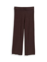 Ausgewählt, Wide Leg Strickhose von Tom Tailor, braun