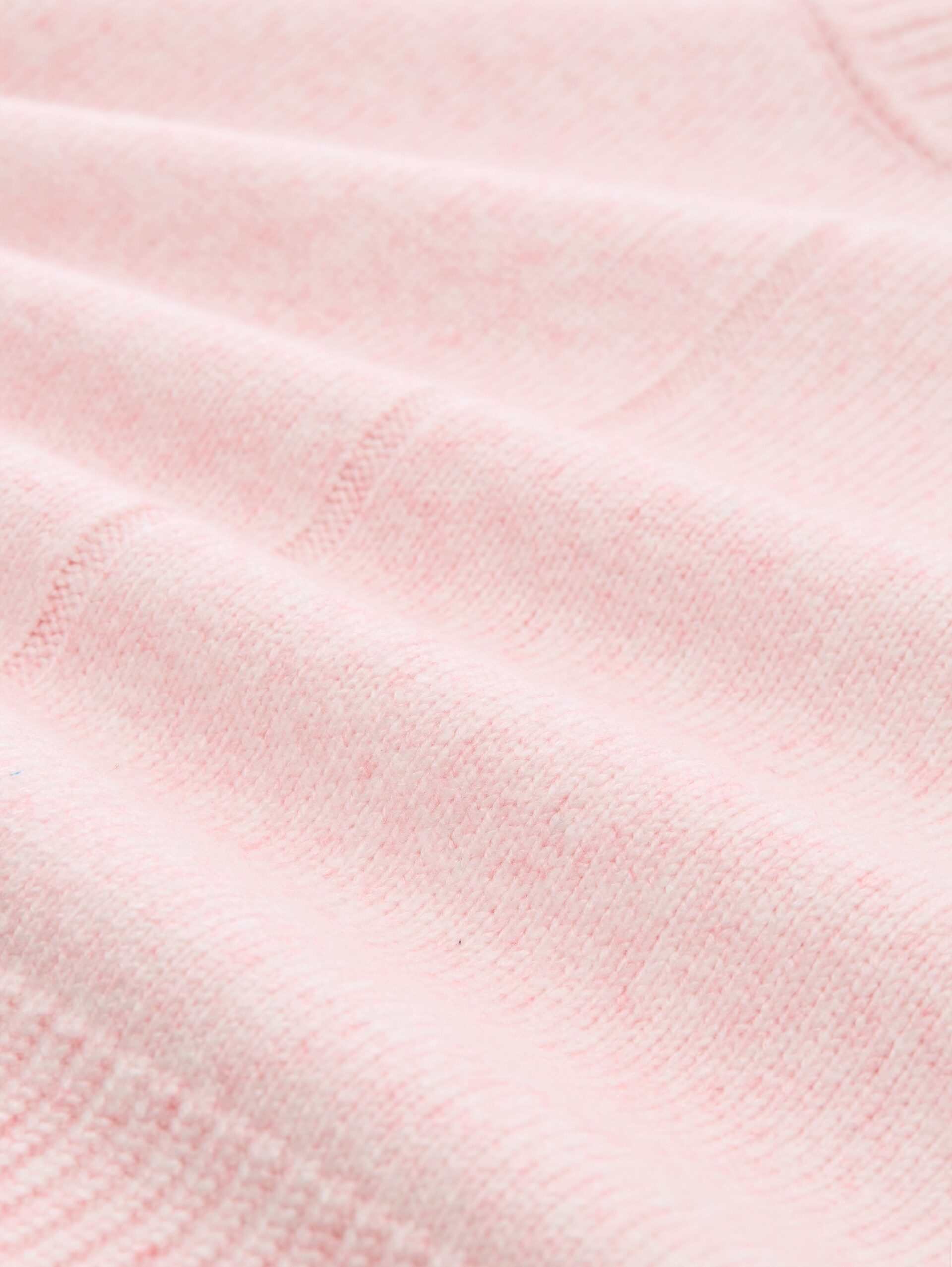 Pull en maille confortable à la coupe ample - light pastel pink melange - Vue de la matière