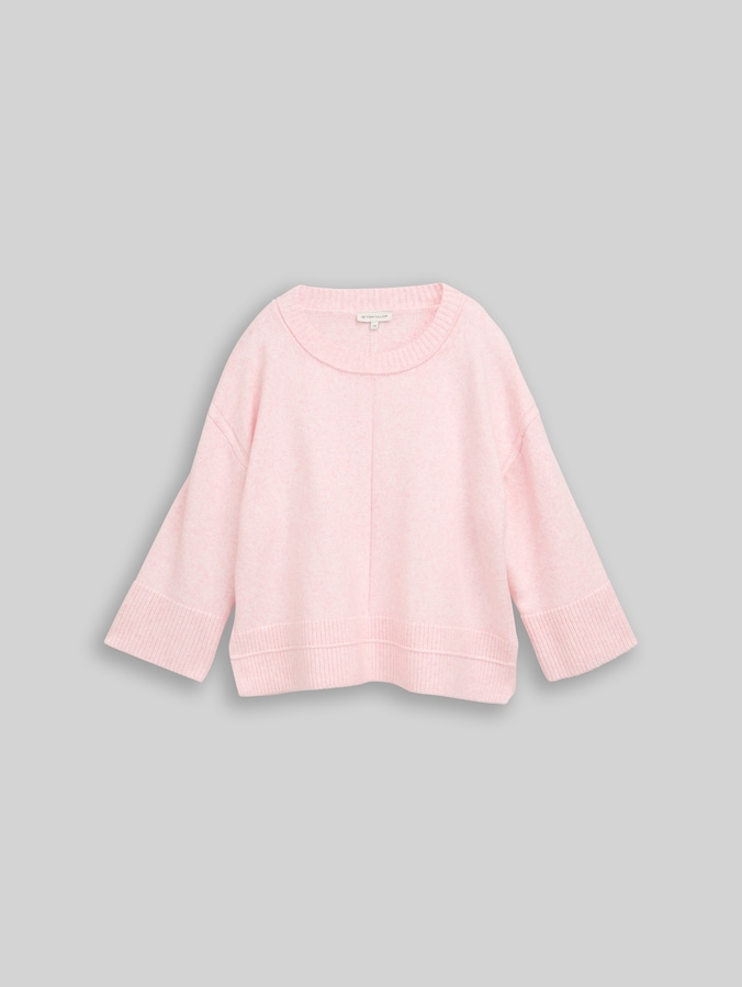 Loose Fit Cosy Strickpullover von Women, light pastel pink melange