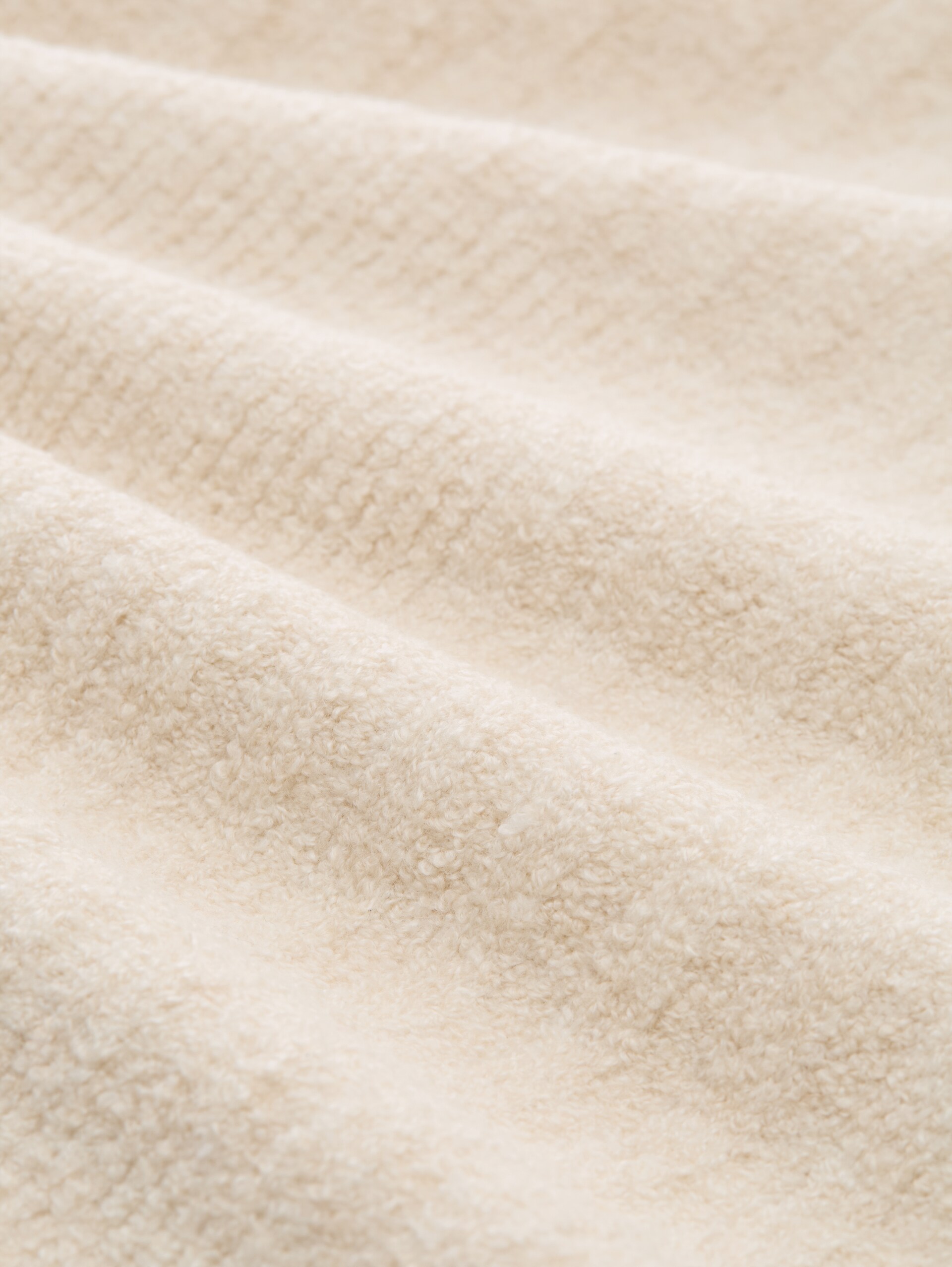 Bouclé Pullunder mit Rundhalsausschnitt - whisper offwhite melange - Material-Ansicht