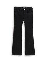 Ausgewählt, Flared Jeans mit Stretch von Tom Tailor, schwarz