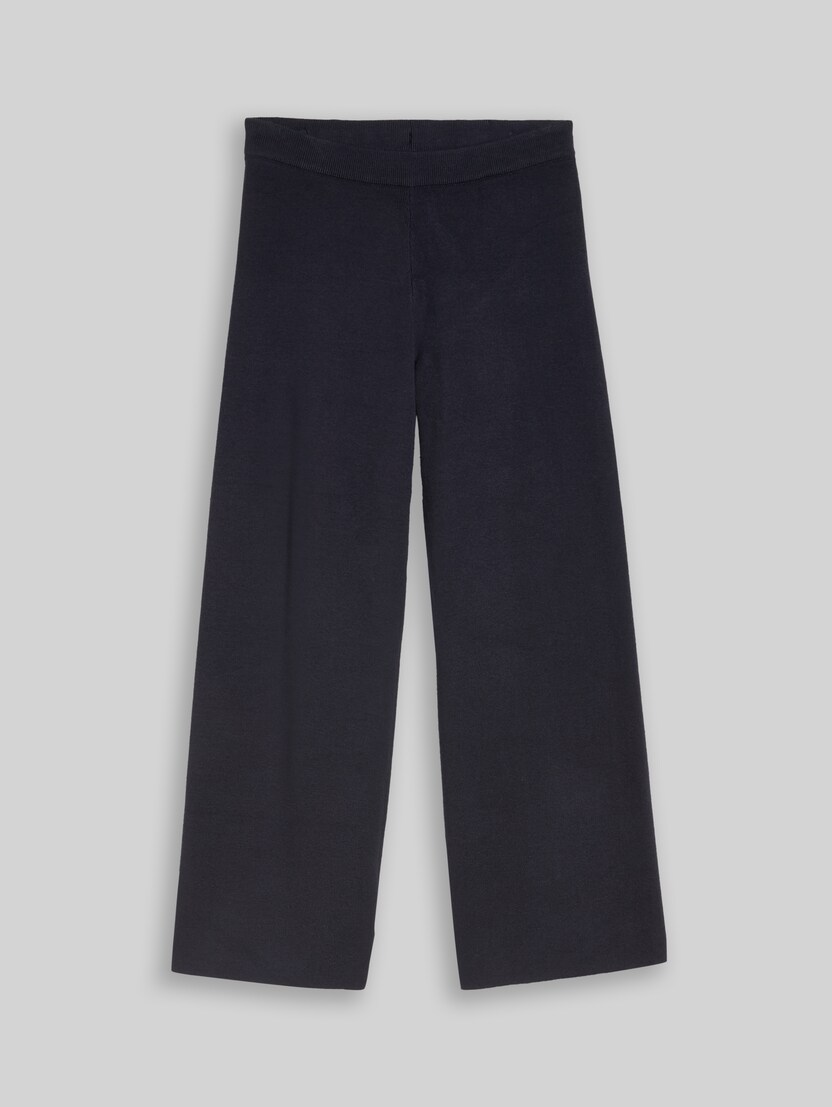 Wide Leg Strickhose von Teen Girls, Parisien Night Blue