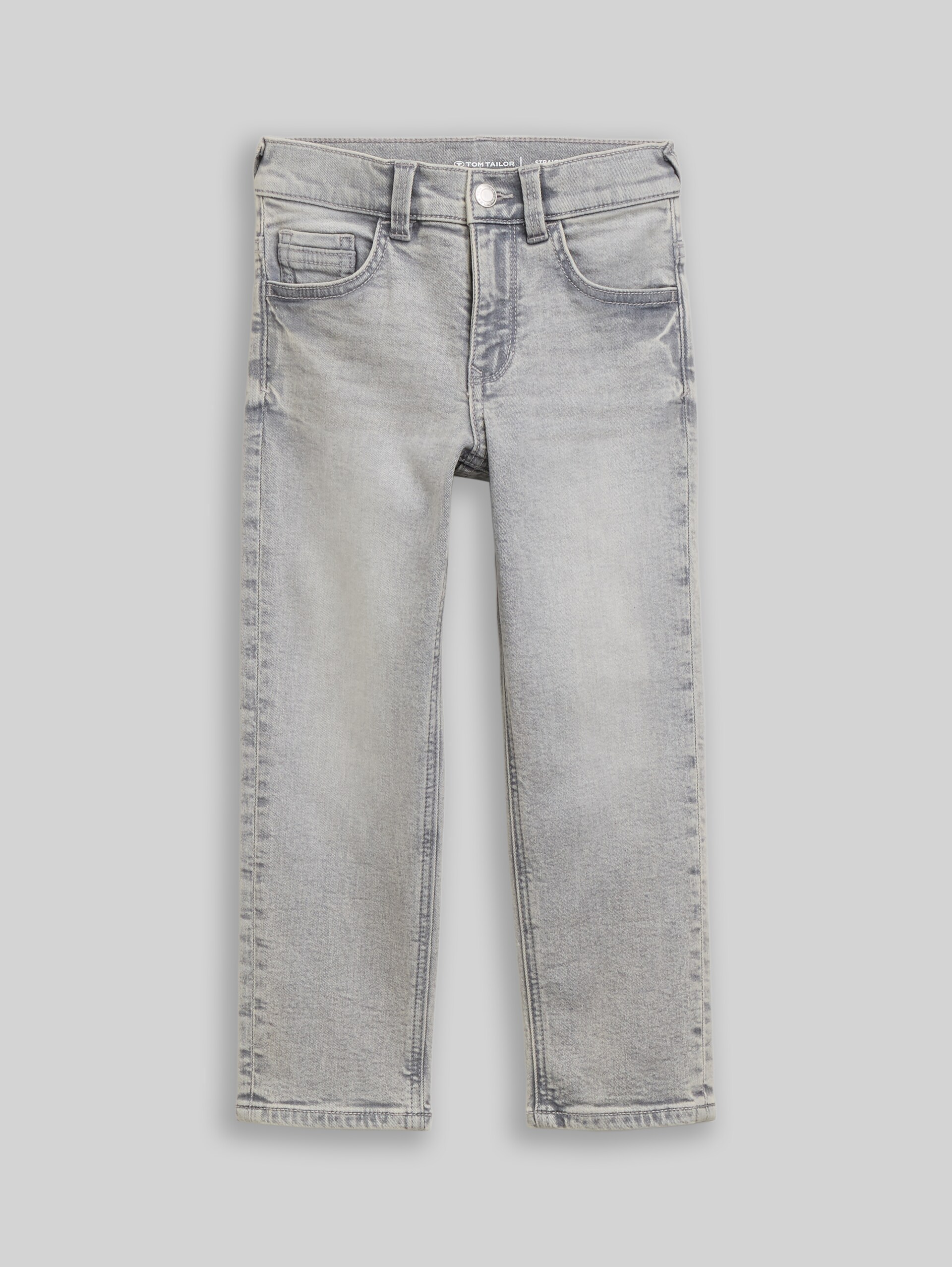 Jean droit - grey denim - Vue de face du produit