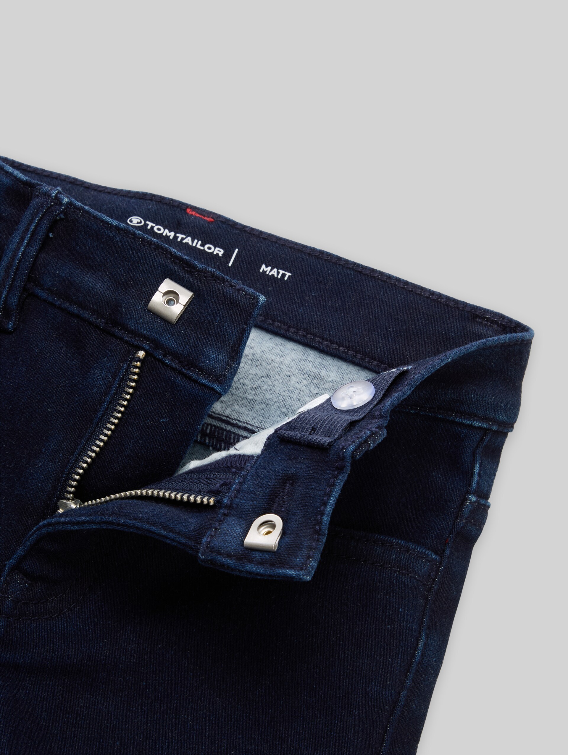 Jean MATT SKINNY extensible - Rinsed Blue Denim - Vue détaillée du modèle