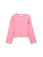 Ausgewählt, Cropped Strickpullover mit gerollten Saumkanten von Tom Tailor, 