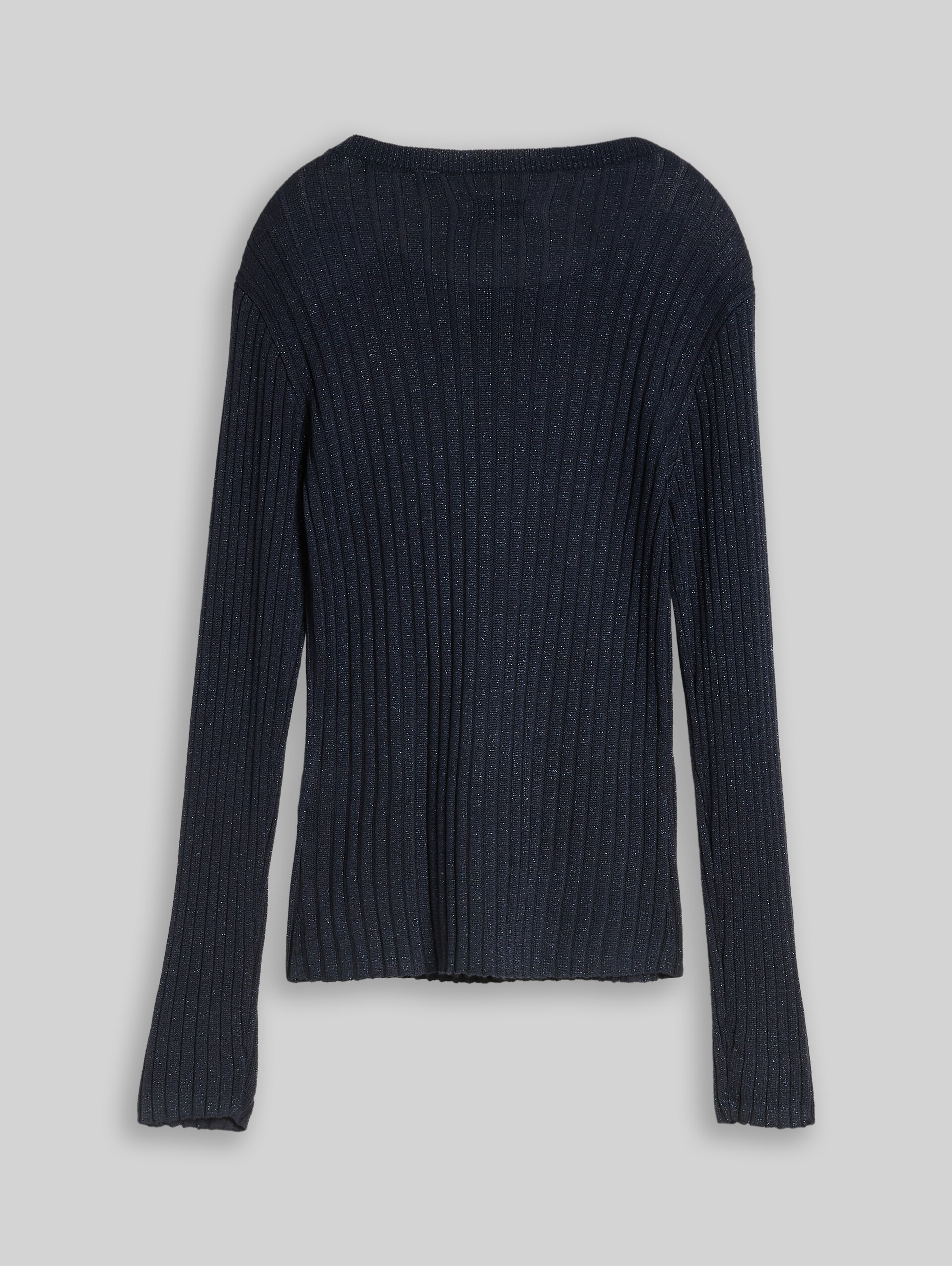 Strickpullover mit Glitzer-Effekt - Parisien Night Blue