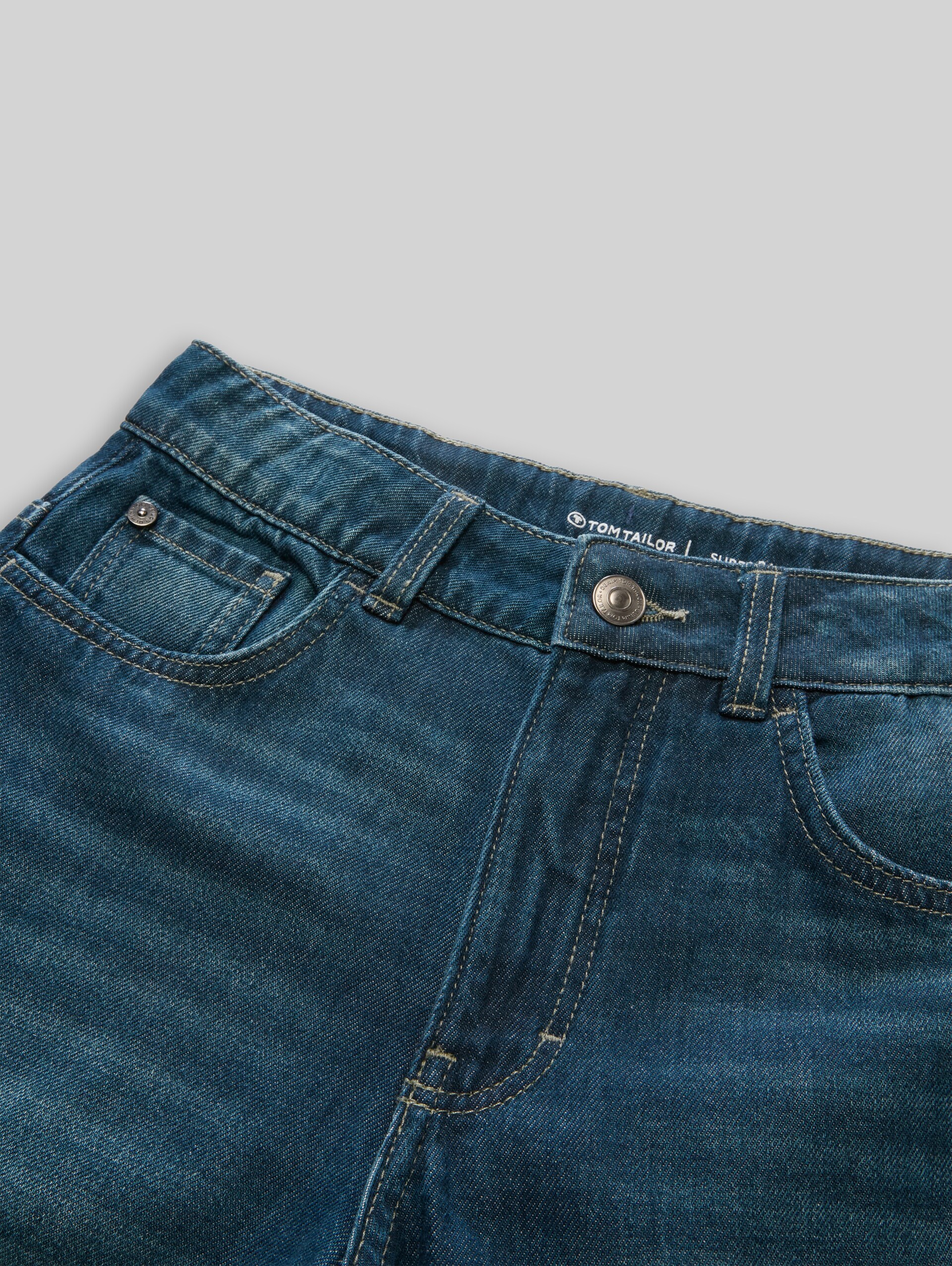 Jean coupe super baggy - dark stone green cast denim - Vue détaillée du modèle