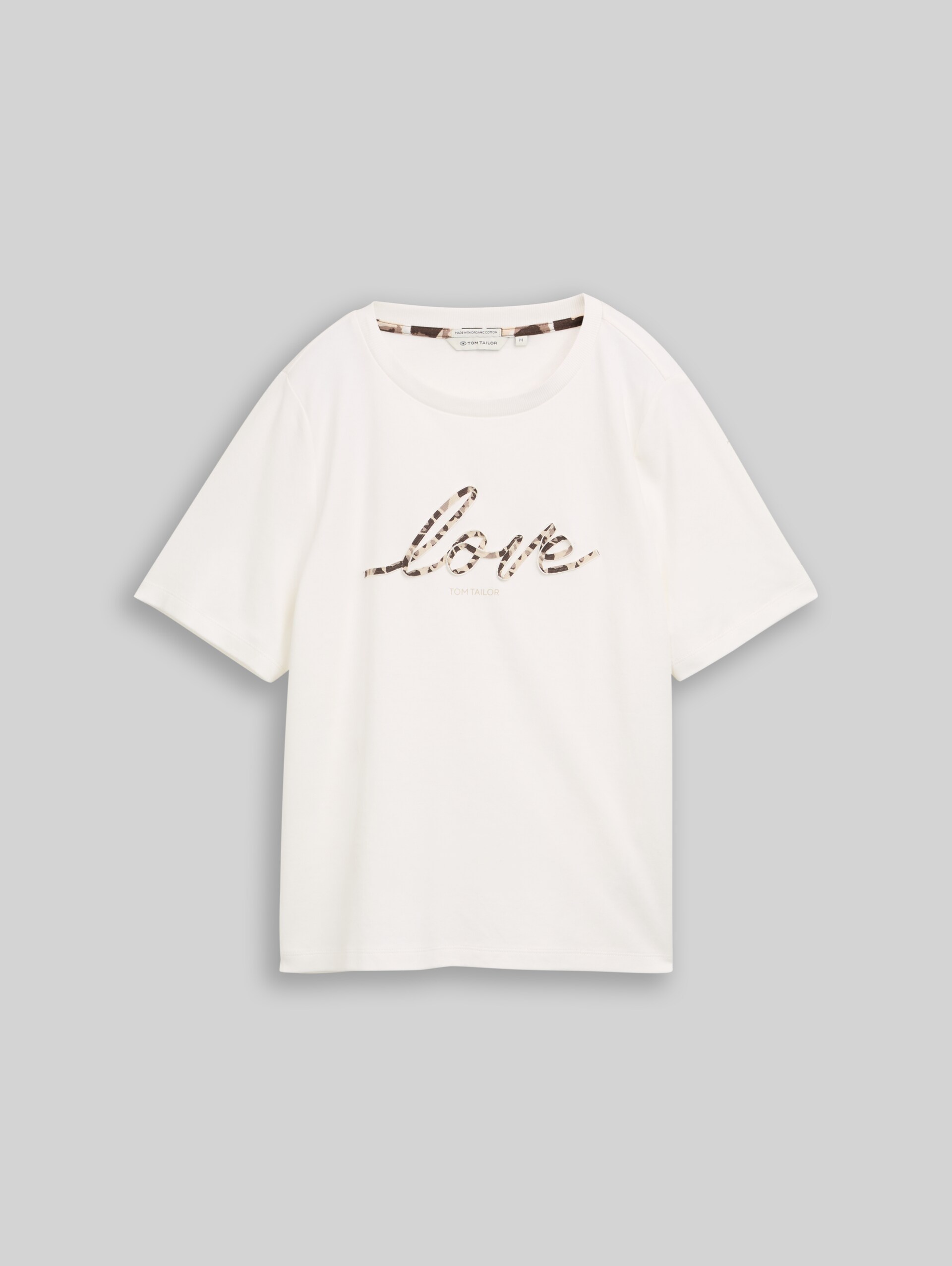 T-Shirt aus Baumwolle - Whisper White - Vorder-Produkt-Ansicht