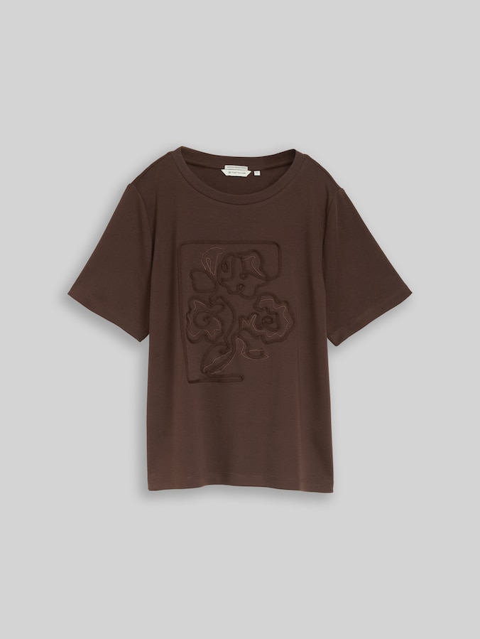 T-Shirt 1/2 par Women, java dark brown