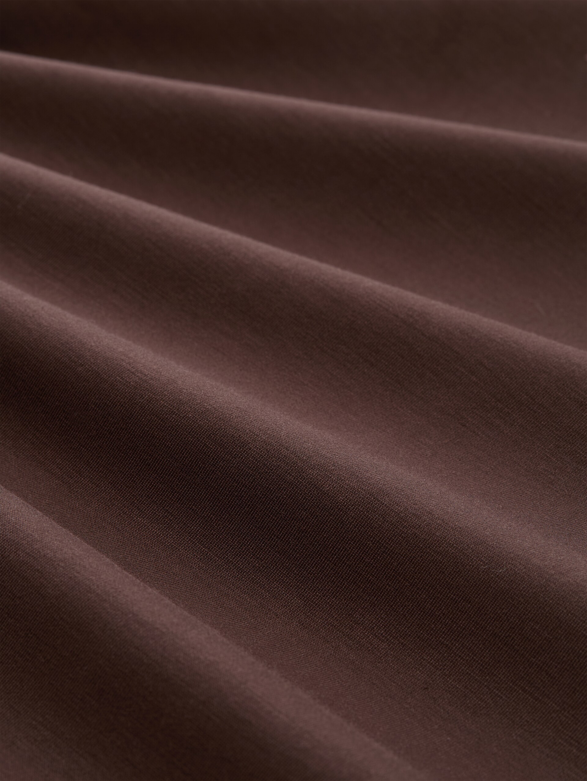 Scuba T-Shirt mit Schriftzug - java dark brown - Material-Ansicht