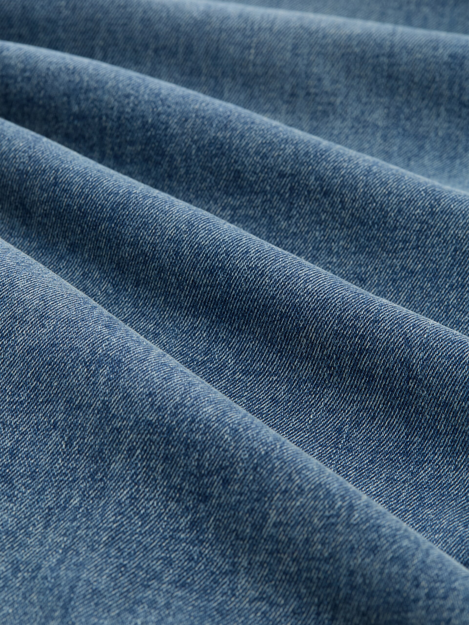 TTAVA FLARED Jeans im Vintage-Look - vintage used dark stone blue - Material-Ansicht
