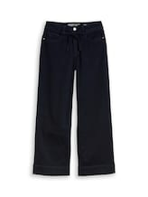 Ausgewählt, TTEMILY WIDE Jeans mit Bindegürtel von Tom Tailor, blau